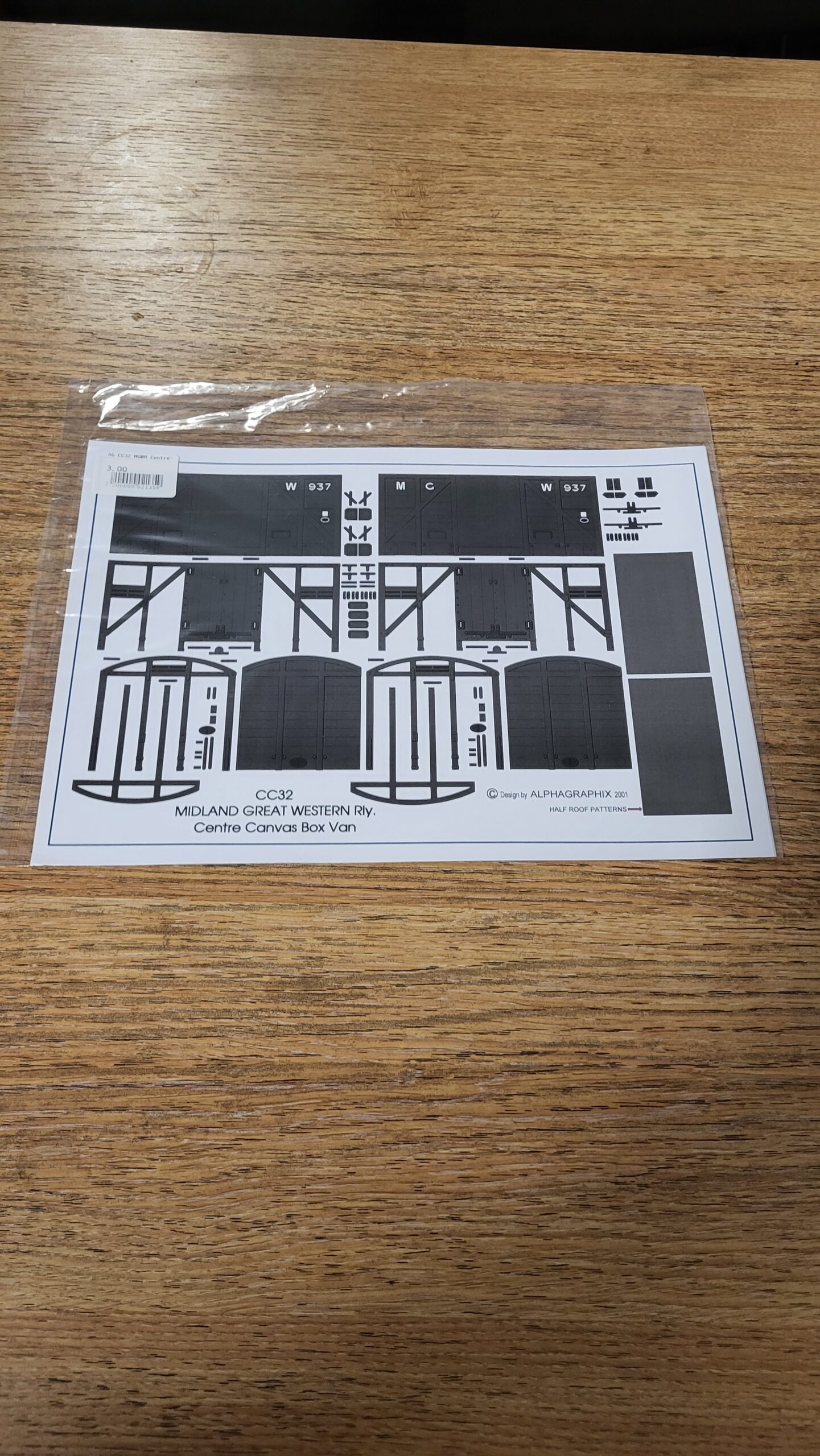 CC32 MGWR Centre Canvas Box Van