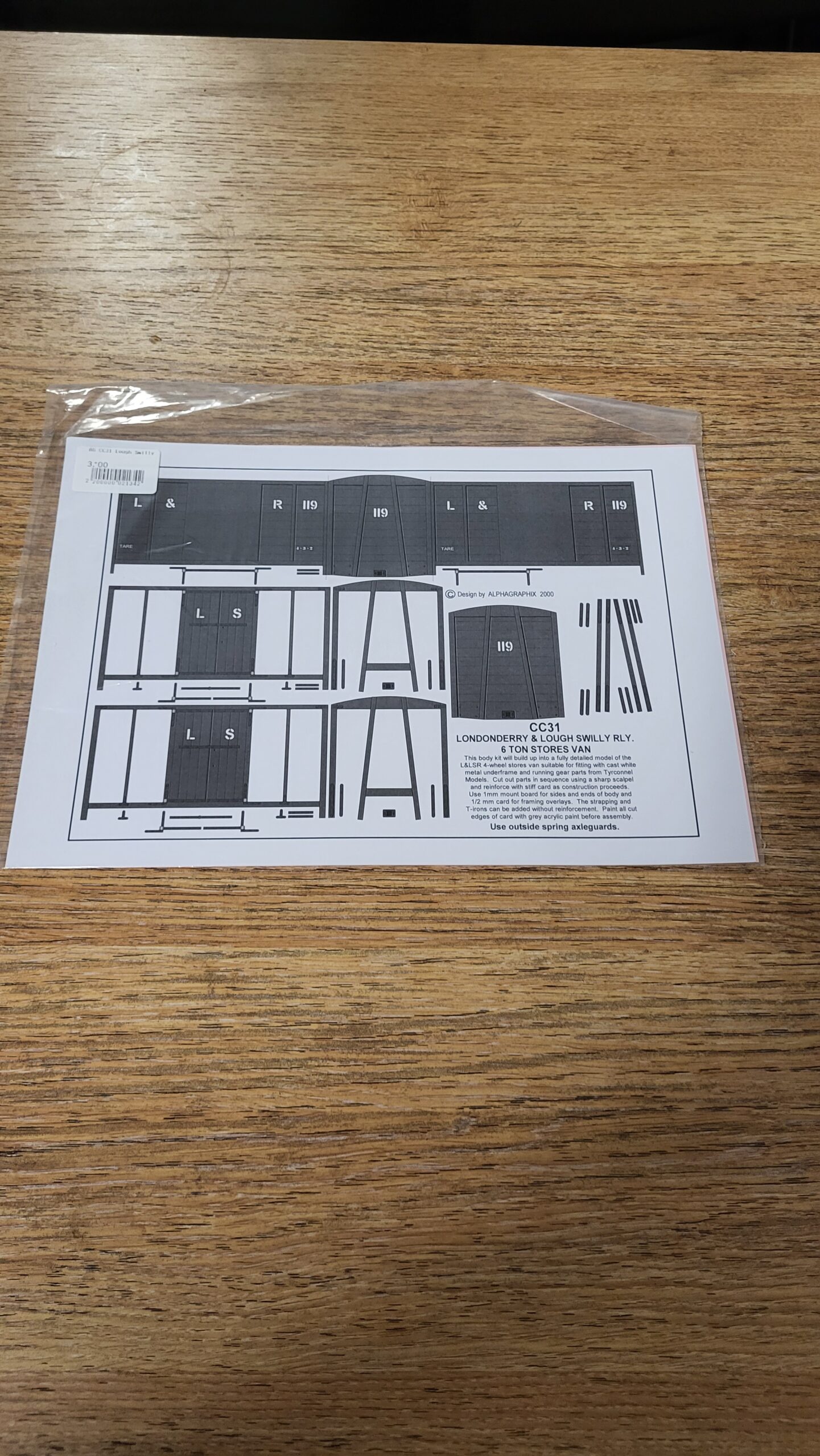 CC31 Lough and Swilly Railway 6 ton Stores Van