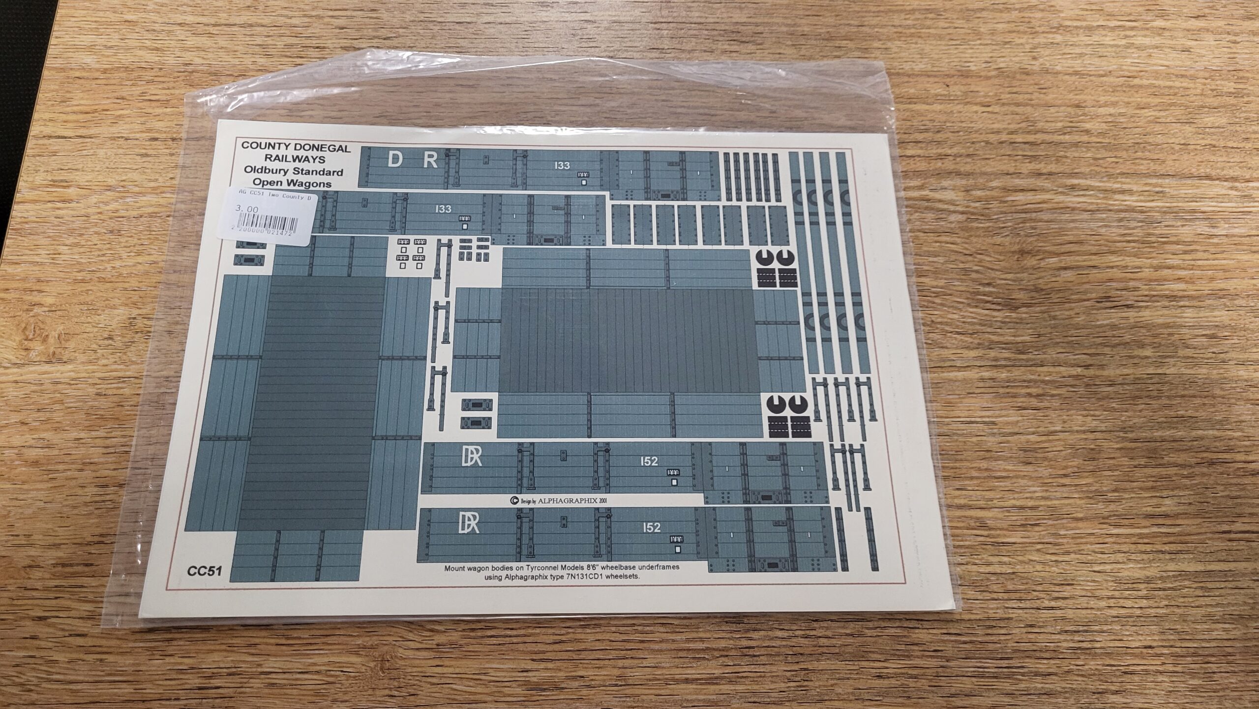 CC51 County Donegal Oldbury Standard Open Wagons