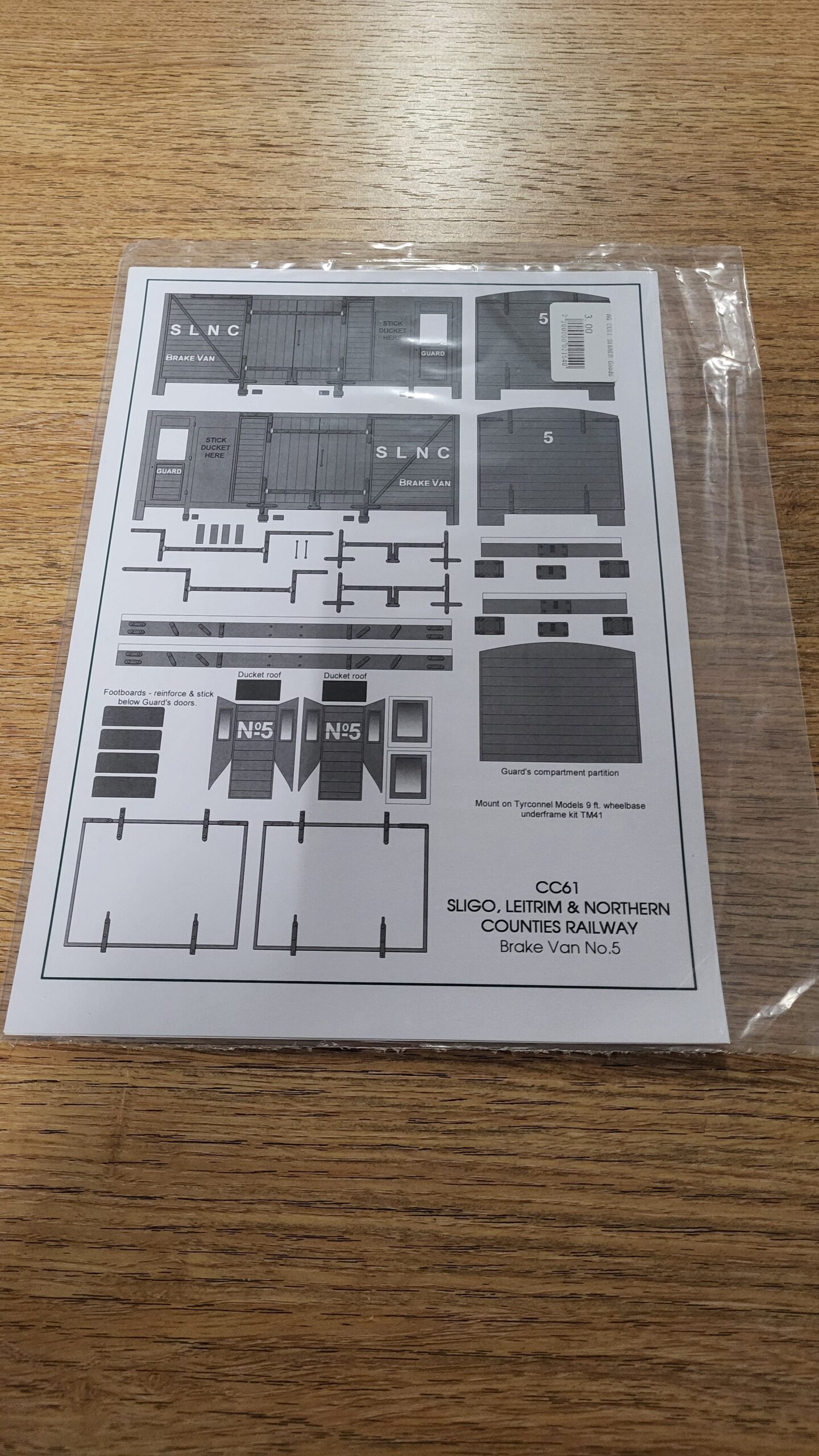 CC61 SL and NCR Good Brake Van No.5