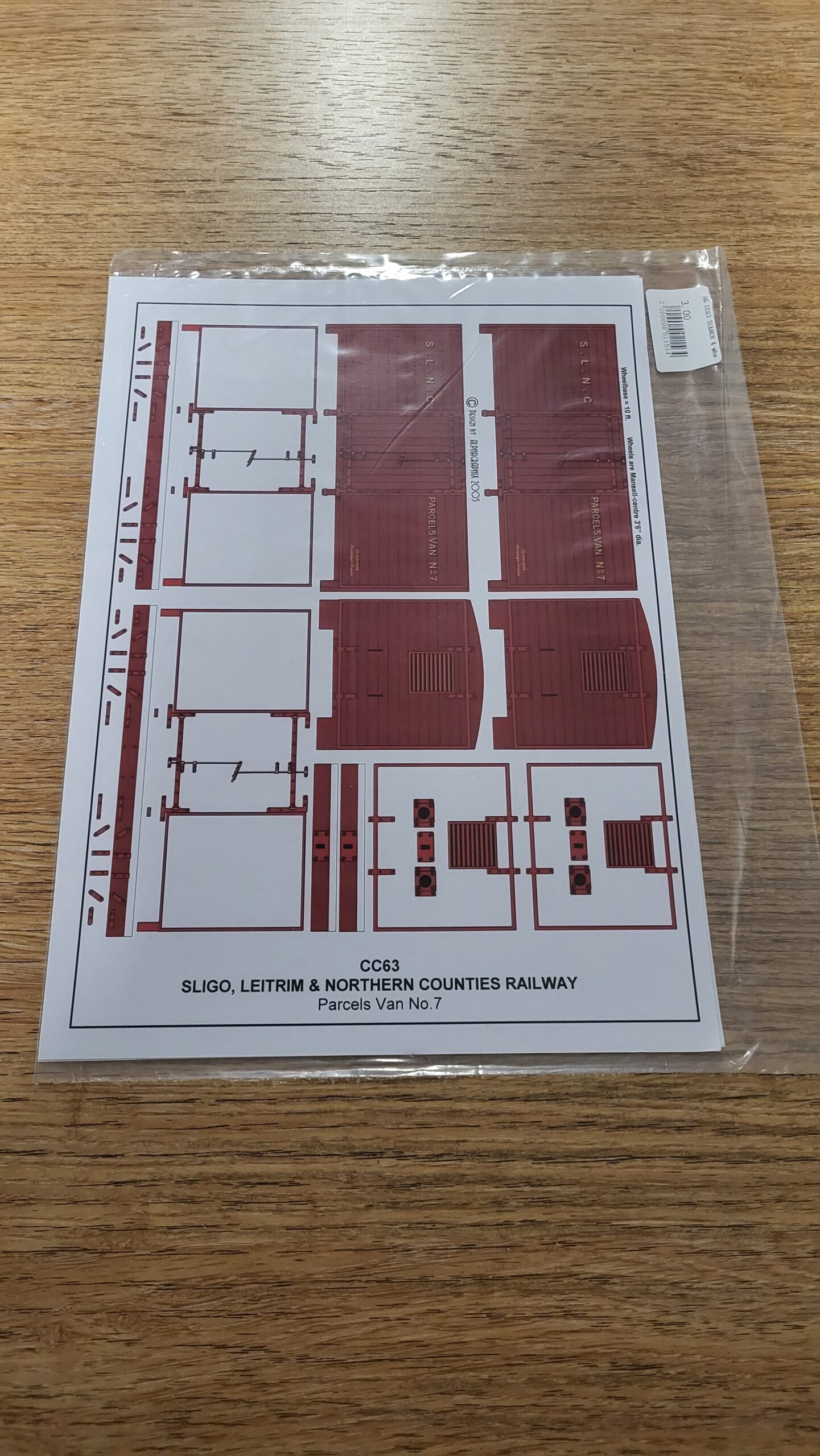 CC63 SL and NCR 4 Wheel Parcels Van No.7
