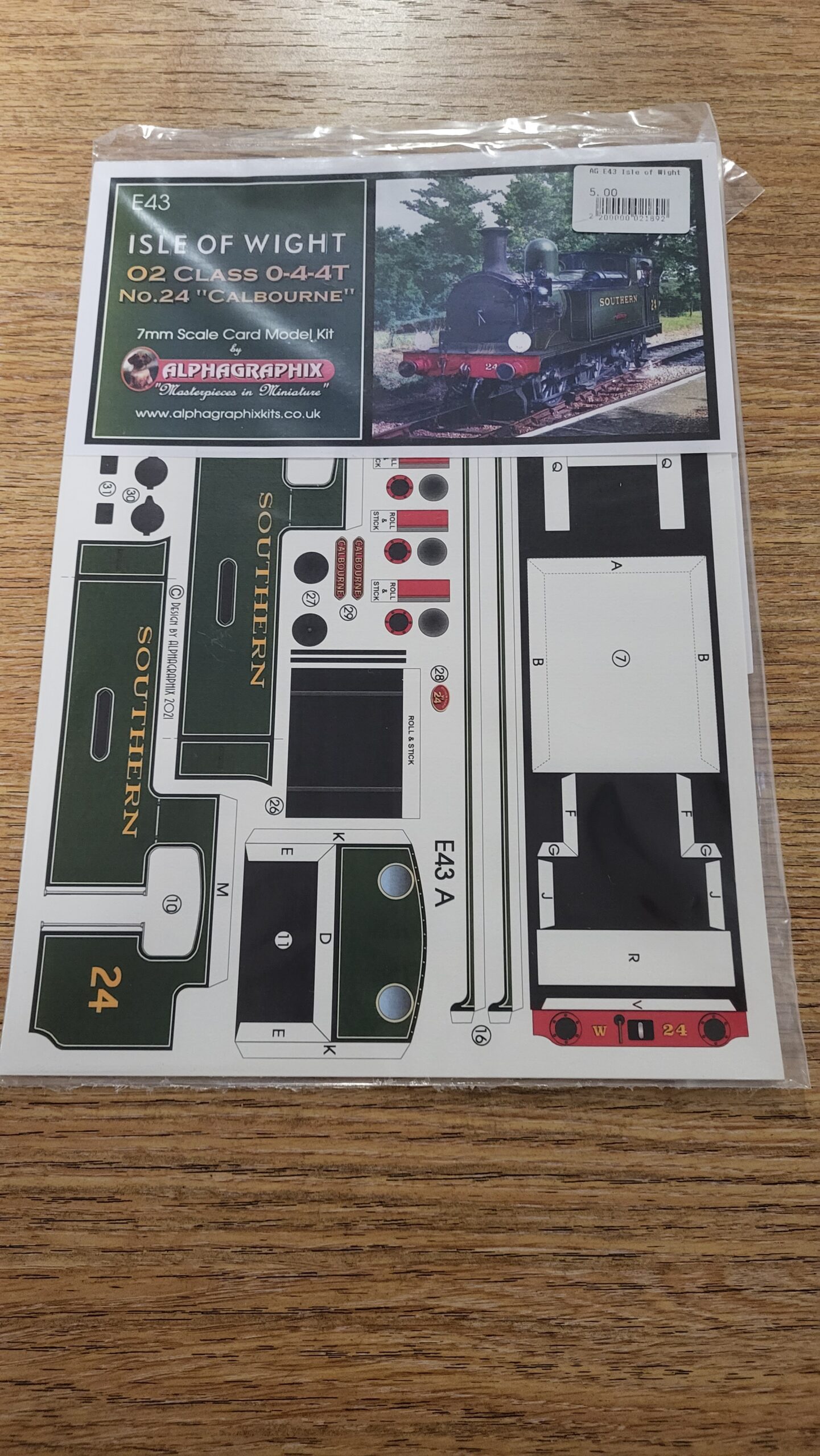E43 Isle of Wight 02 Class 0-4-4T No.24 "Calbourne"