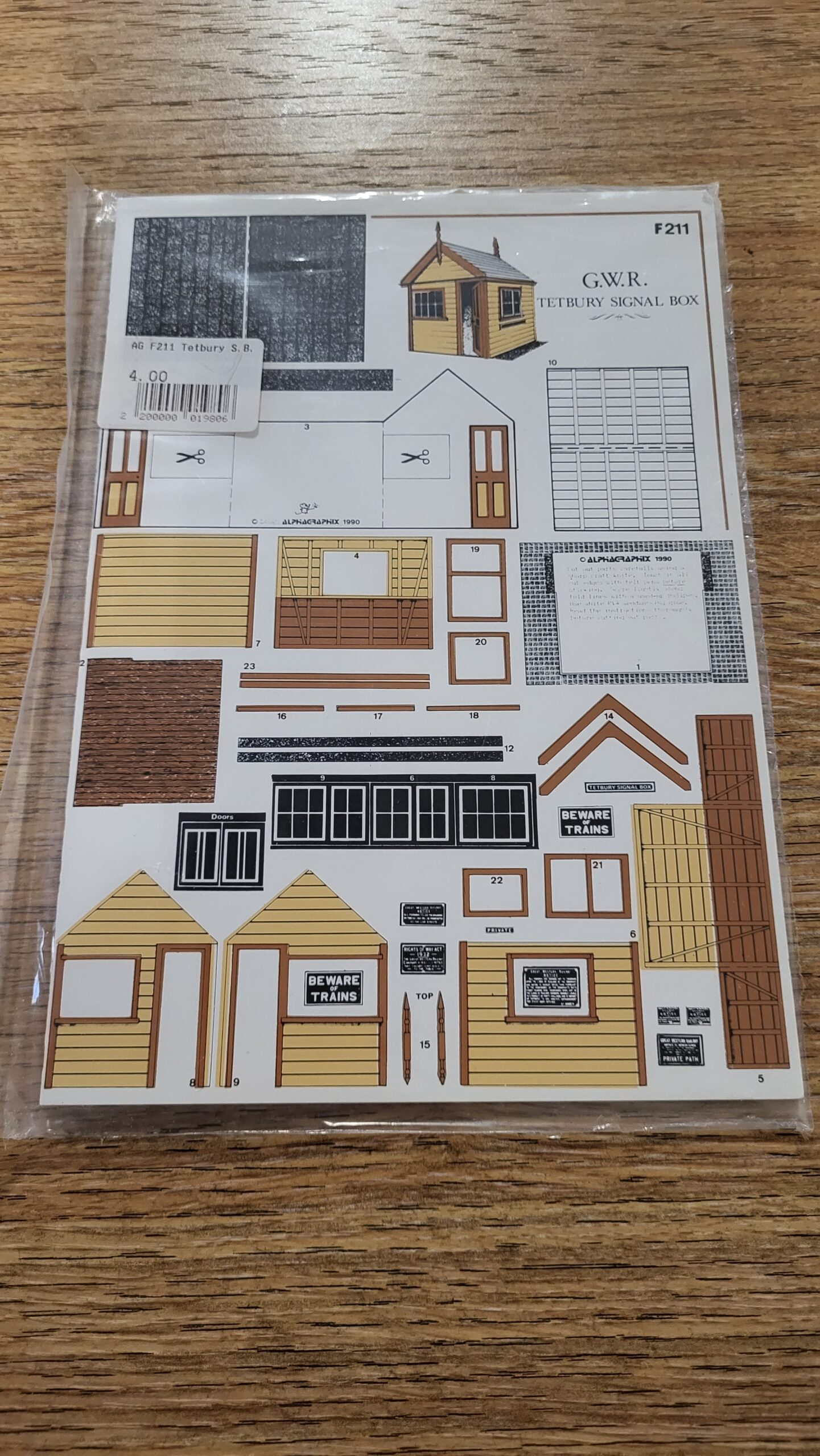 F211 G.W.R. Tetbury Signal Box