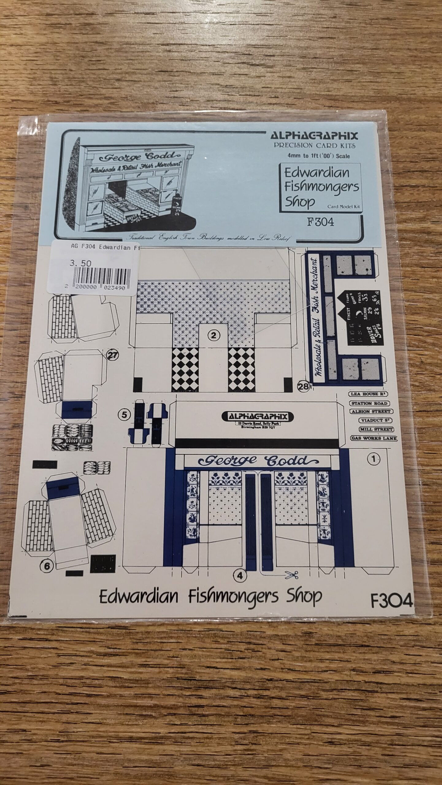 F304 Edwardian Fishmongers Shop