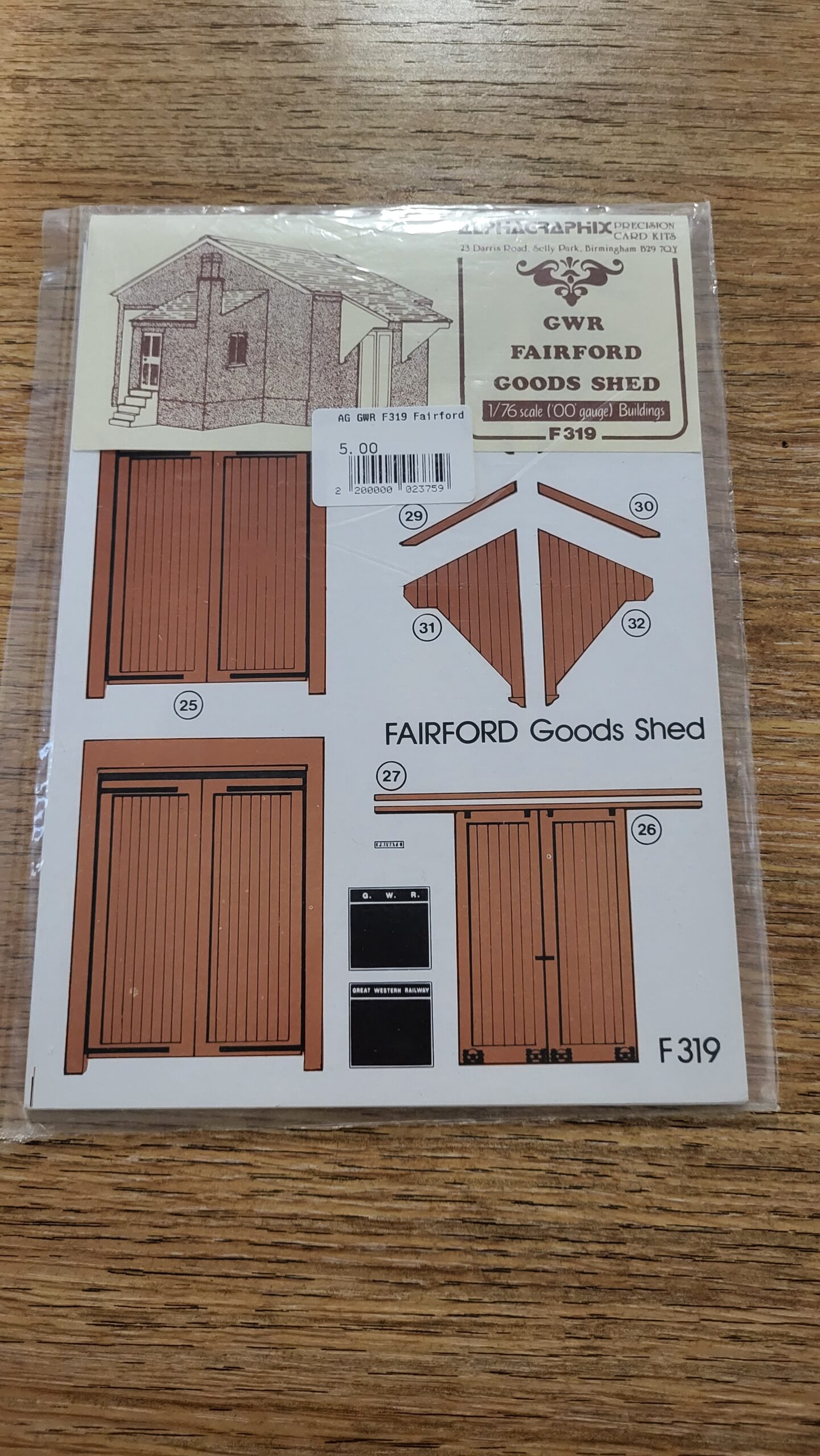 F319 G.W.R. Fairford Goods Shed