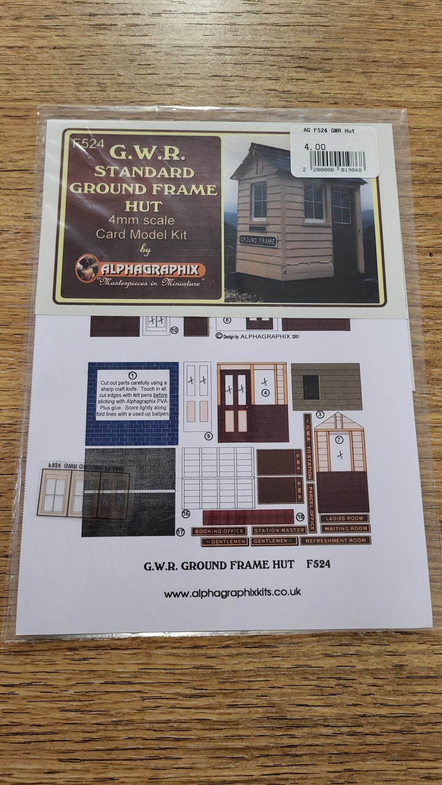 F524 G.W.R. Standard Ground Frame Hut