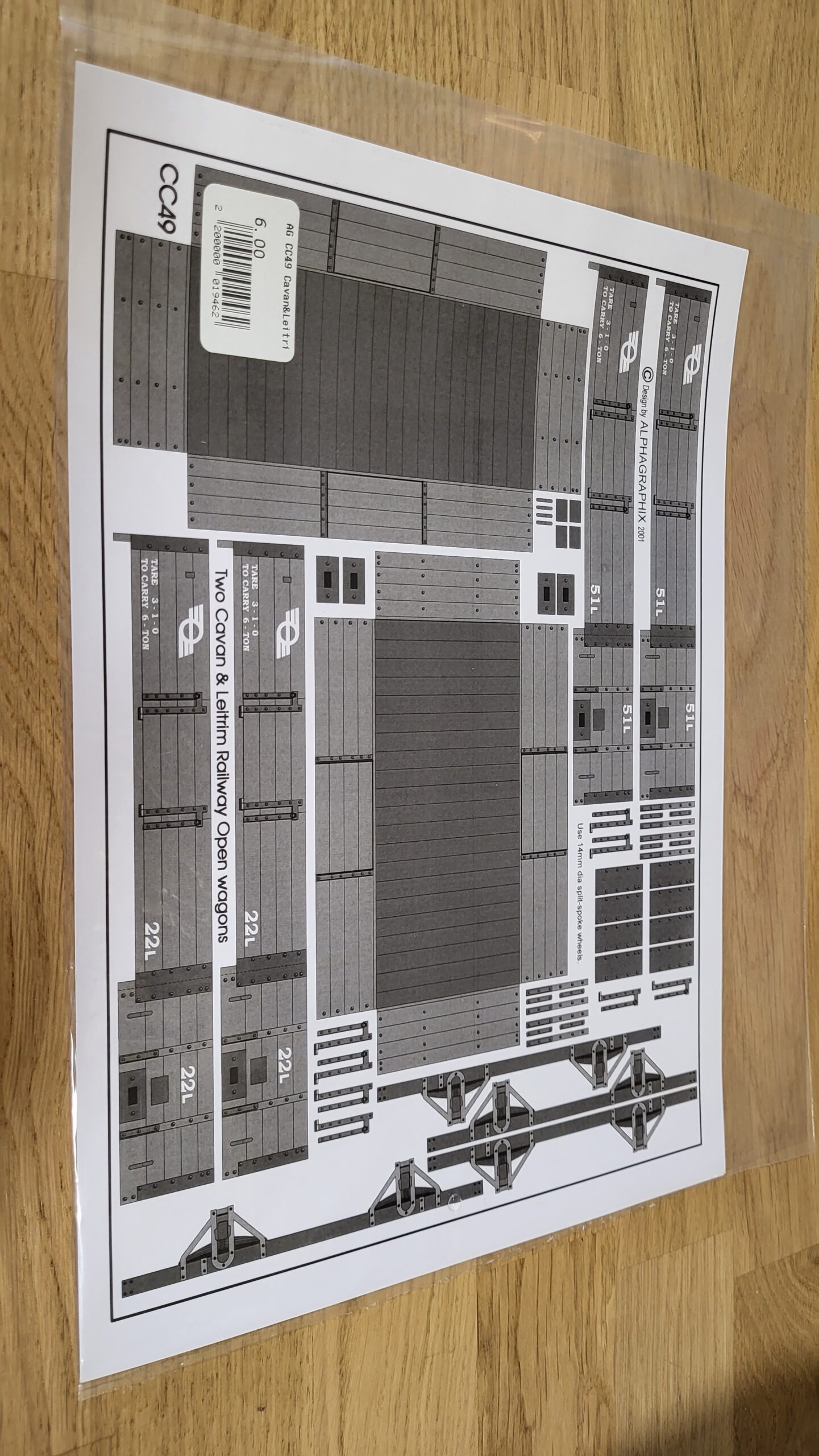 CC49 Two Cavan and Leitrim 6-ton Open Wagons