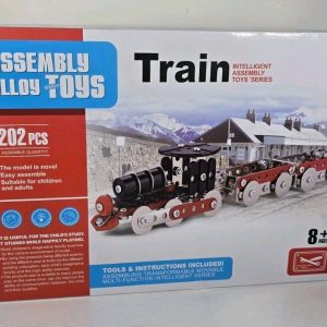 Build Your Own Metal Train 202 Pieces - Tools Included