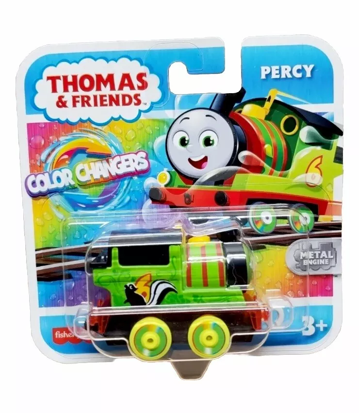 Thomas & Friends Colour Changers Percy Metal Engine Fisher Price for ages 3+