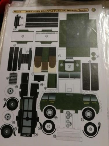 MC16 Southern Railway Foden Drawbar Tractor