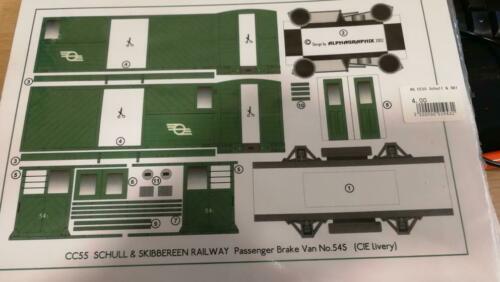 CC55 Schull Skibbereen Railway Passenger Brake Van No54S