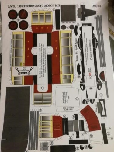MC14 GWR Thorneycroft Bus
