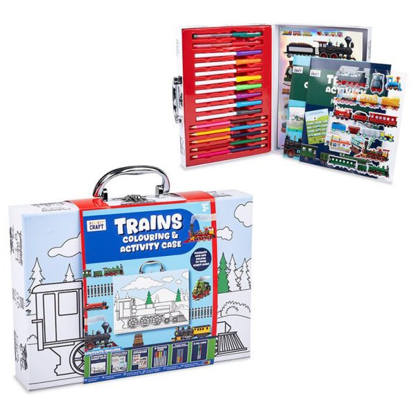 Project Craft Trains Colouring & Activity Case
